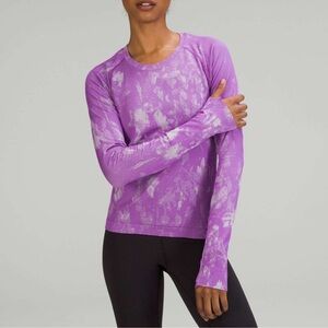 Lululemon Swiftly Tech Long Sleeve Shirt 2.0 Race Length Size 8